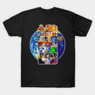 MARVEL vs CAPCOM シャツ Marvel vs Capcom Character Select Art Premium Unisex T-shirt